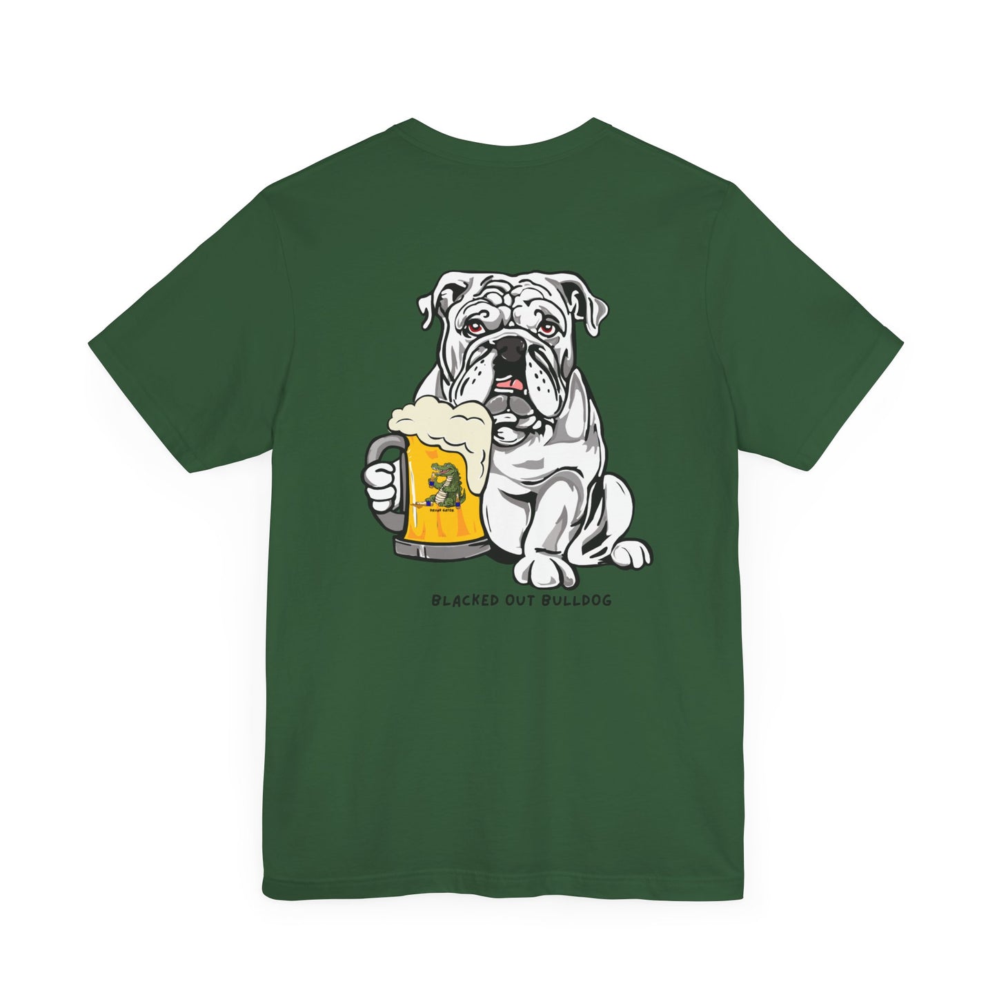 BLACKED OUT BULLDOG t-shirt