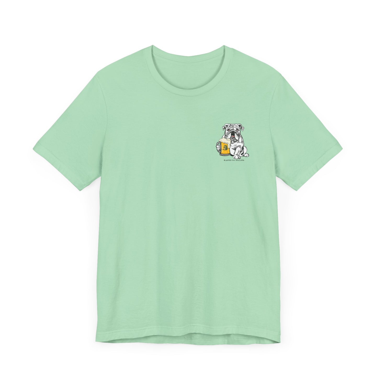 BLACKED OUT BULLDOG t-shirt