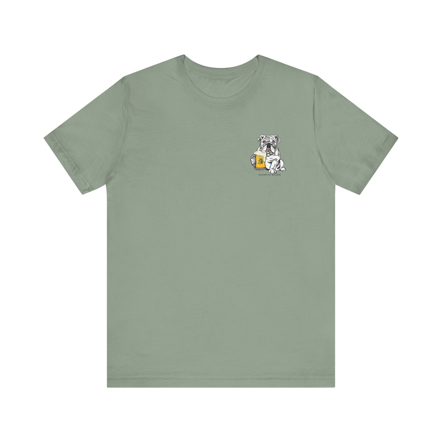 BLACKED OUT BULLDOG t-shirt