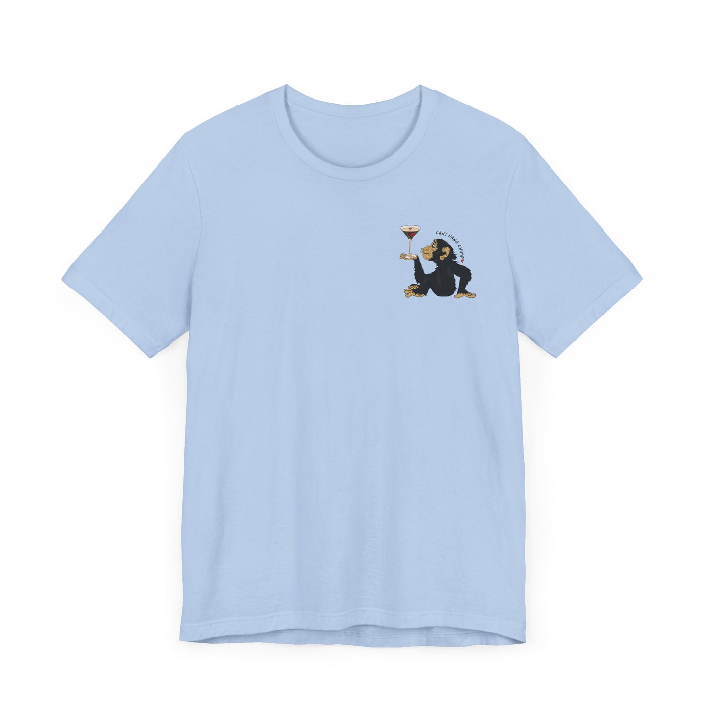 CANT HANG CHIMP kiss t-shirt