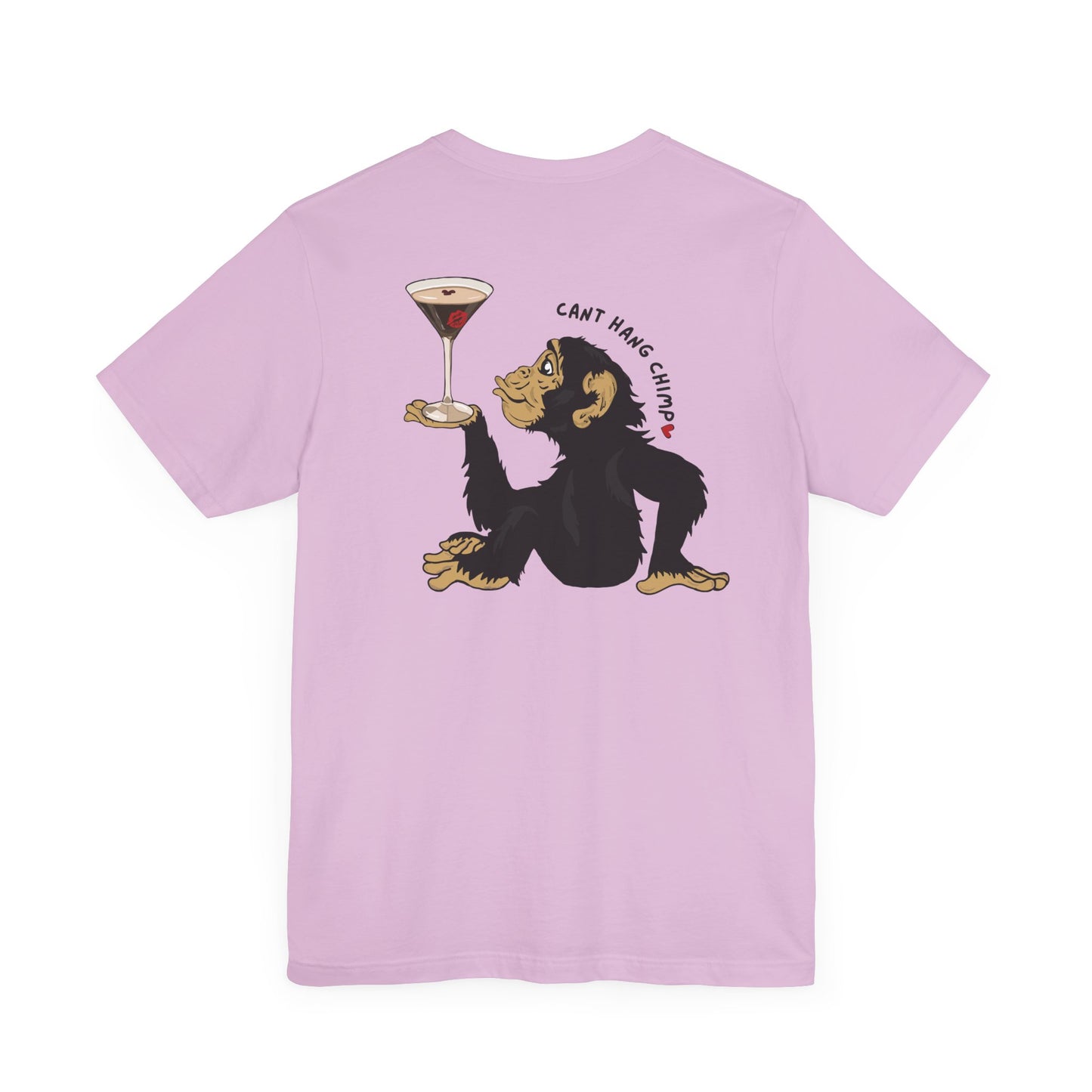 CANT HANG CHIMP kiss t-shirt