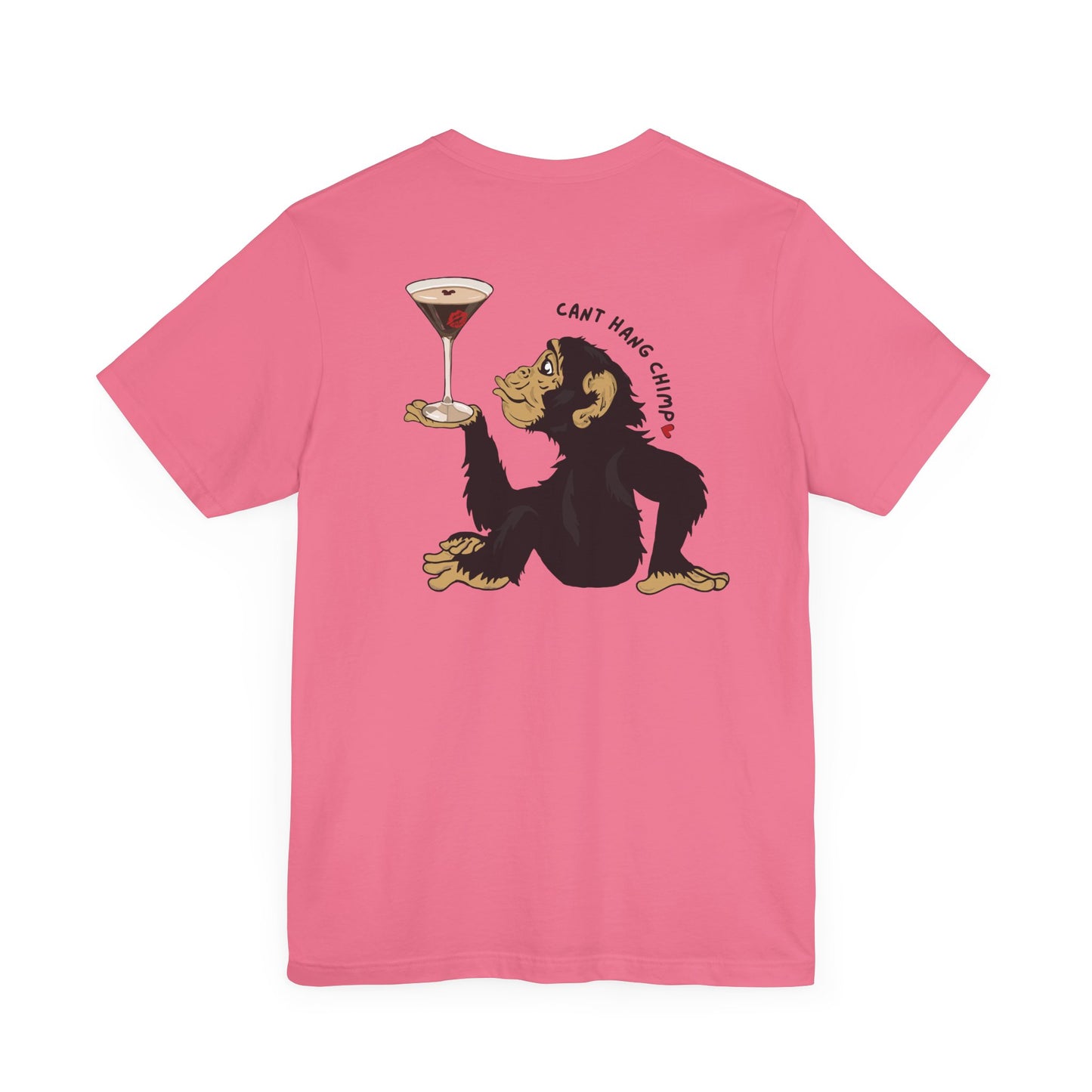 CANT HANG CHIMP kiss t-shirt