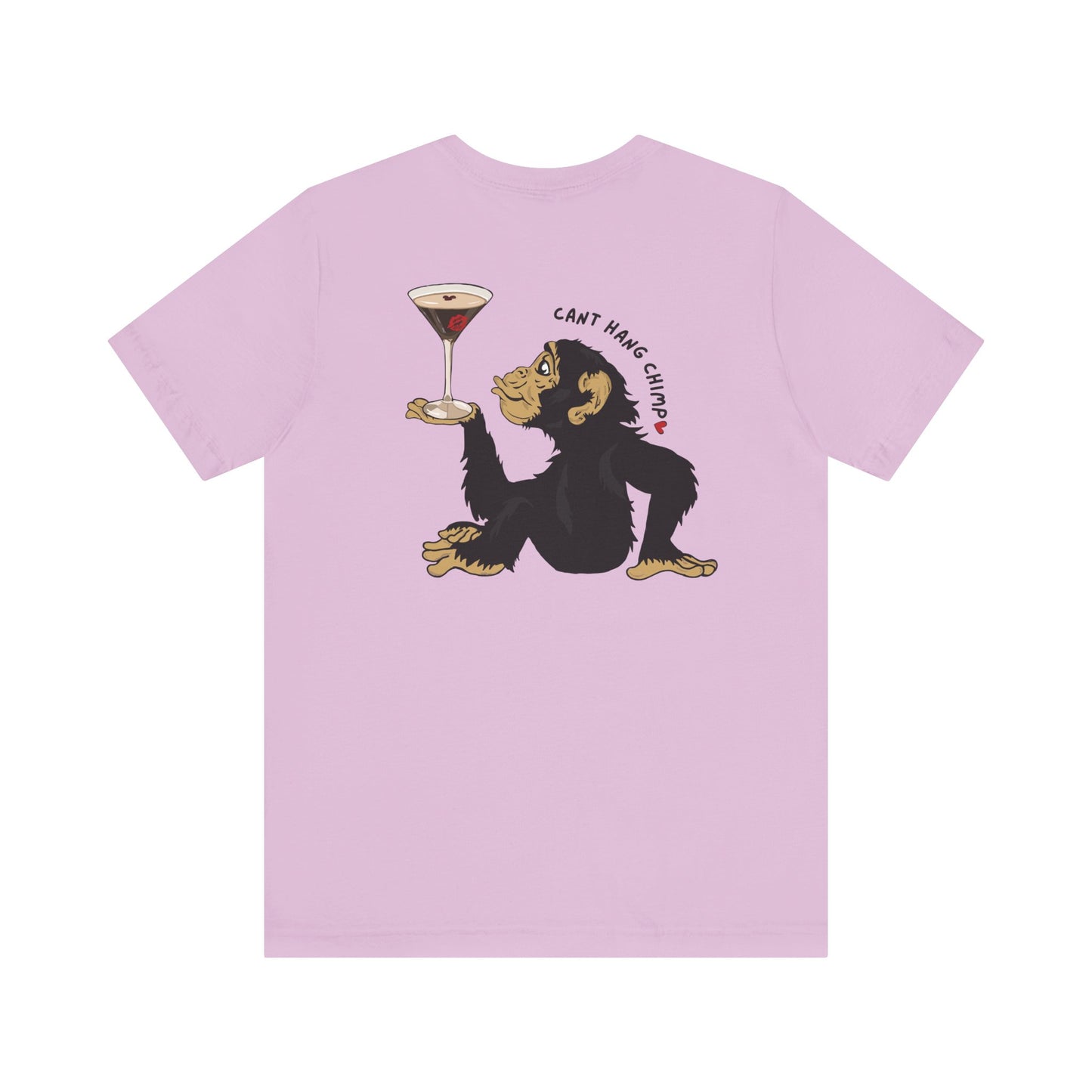 CANT HANG CHIMP kiss t-shirt