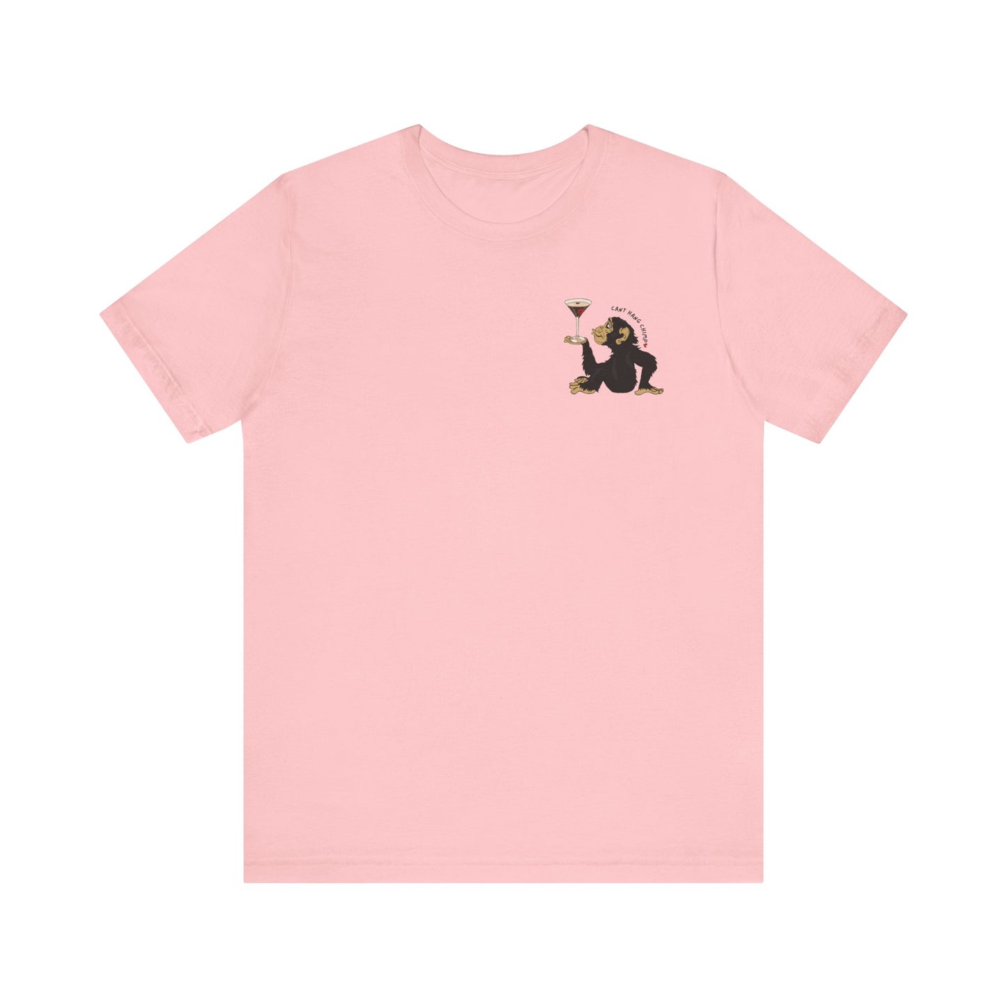 CANT HANG CHIMP kiss t-shirt