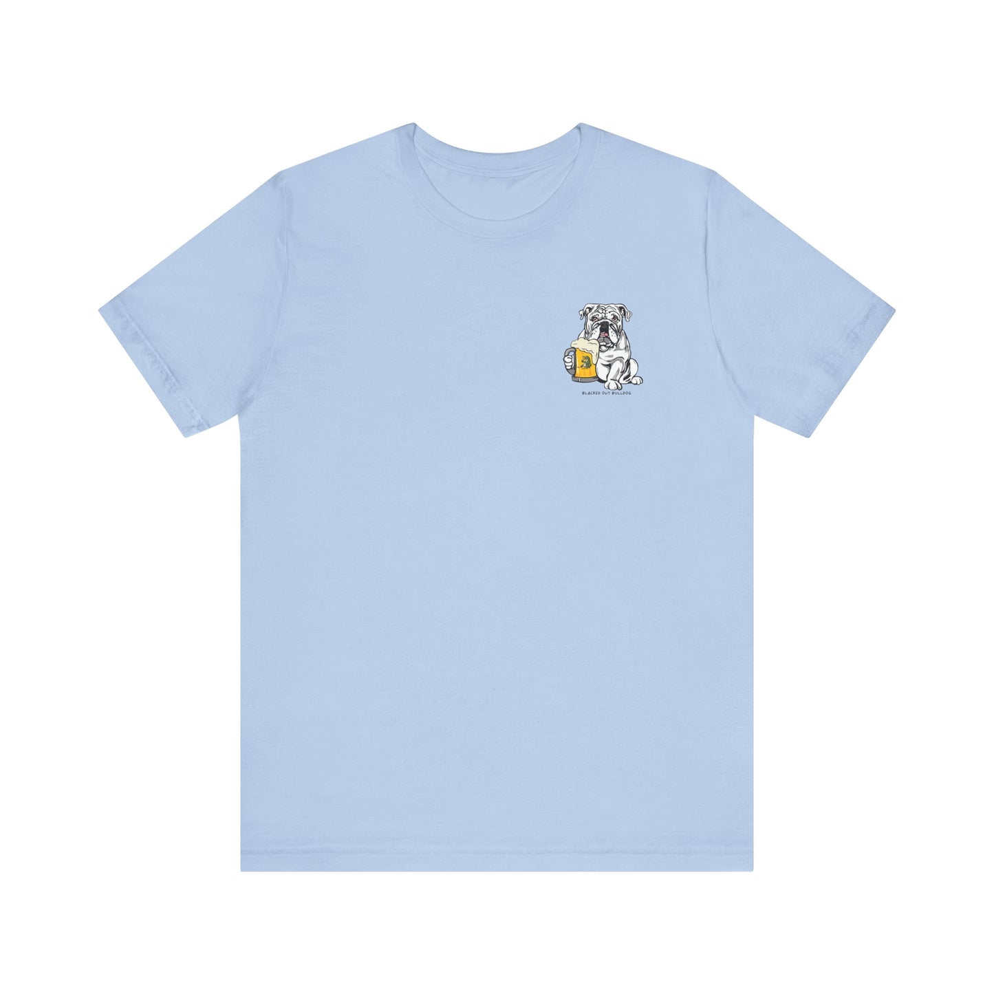 BLACKED OUT BULLDOG t-shirt