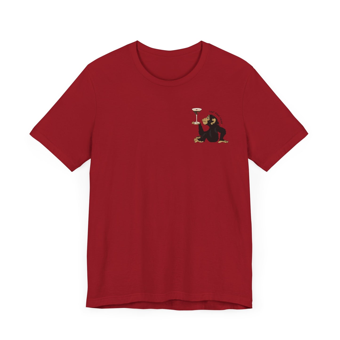 CANT HANG CHIMP kiss t-shirt