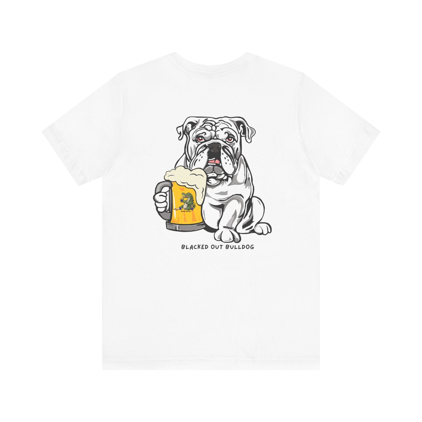 BLACKED OUT BULLDOG t-shirt