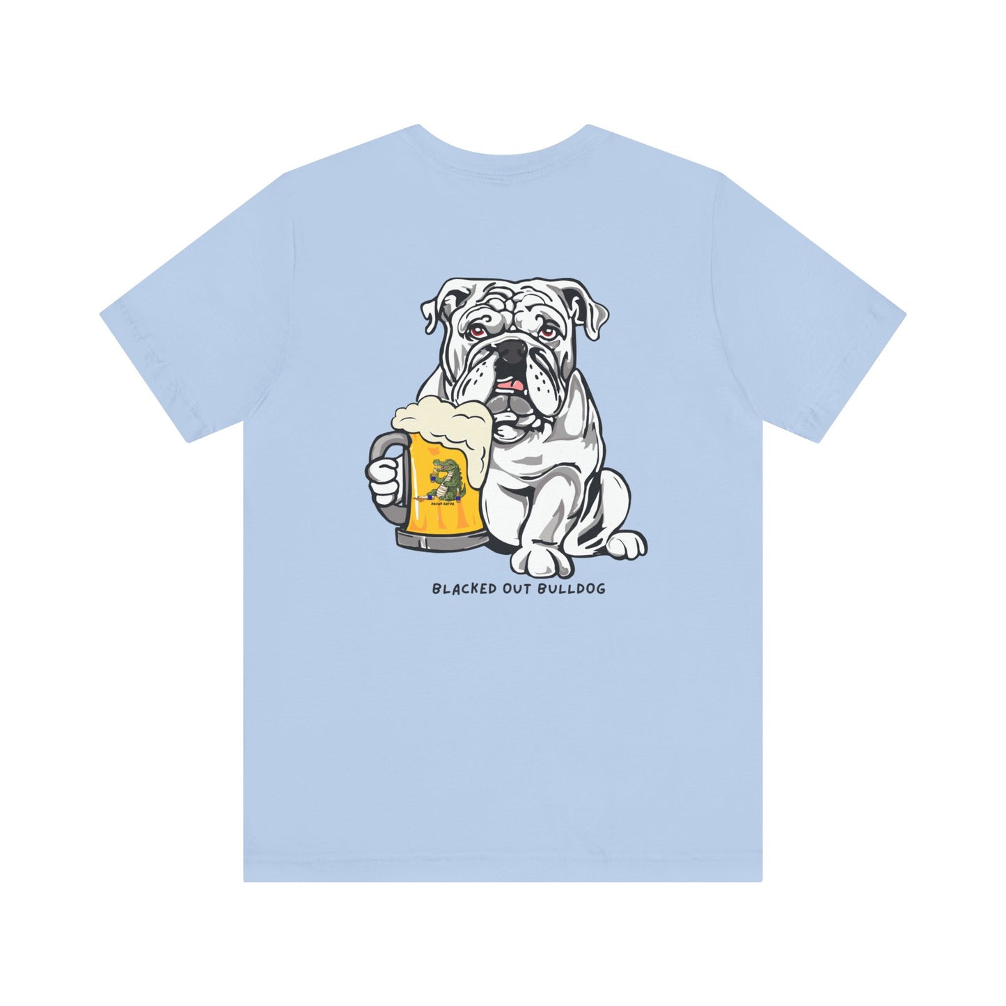 BLACKED OUT BULLDOG t-shirt
