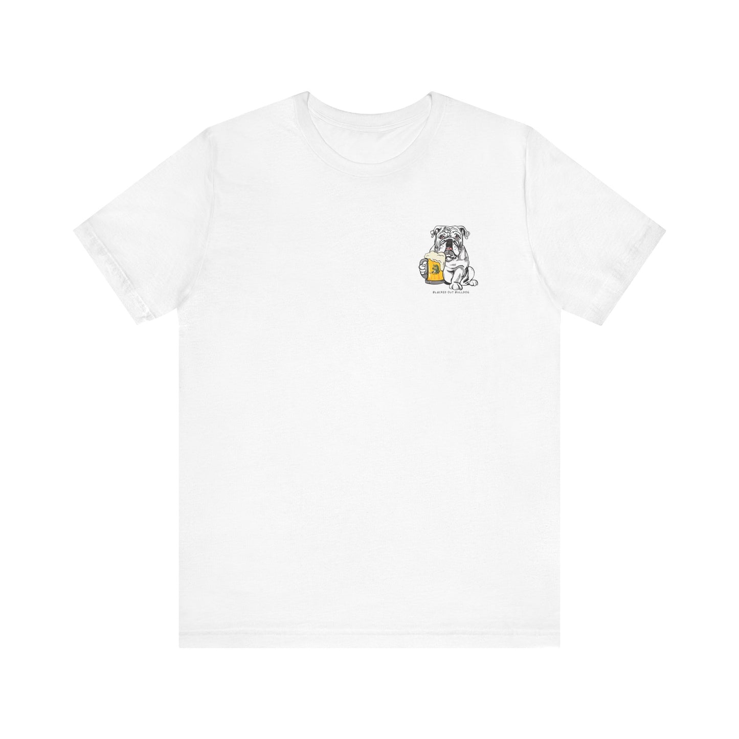 BLACKED OUT BULLDOG t-shirt