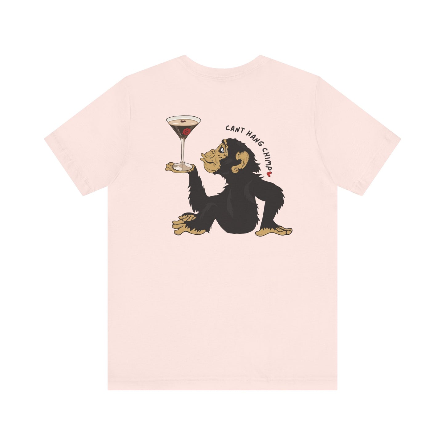 CANT HANG CHIMP kiss t-shirt