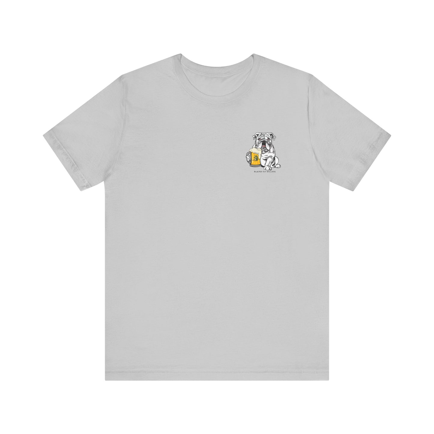 BLACKED OUT BULLDOG t-shirt