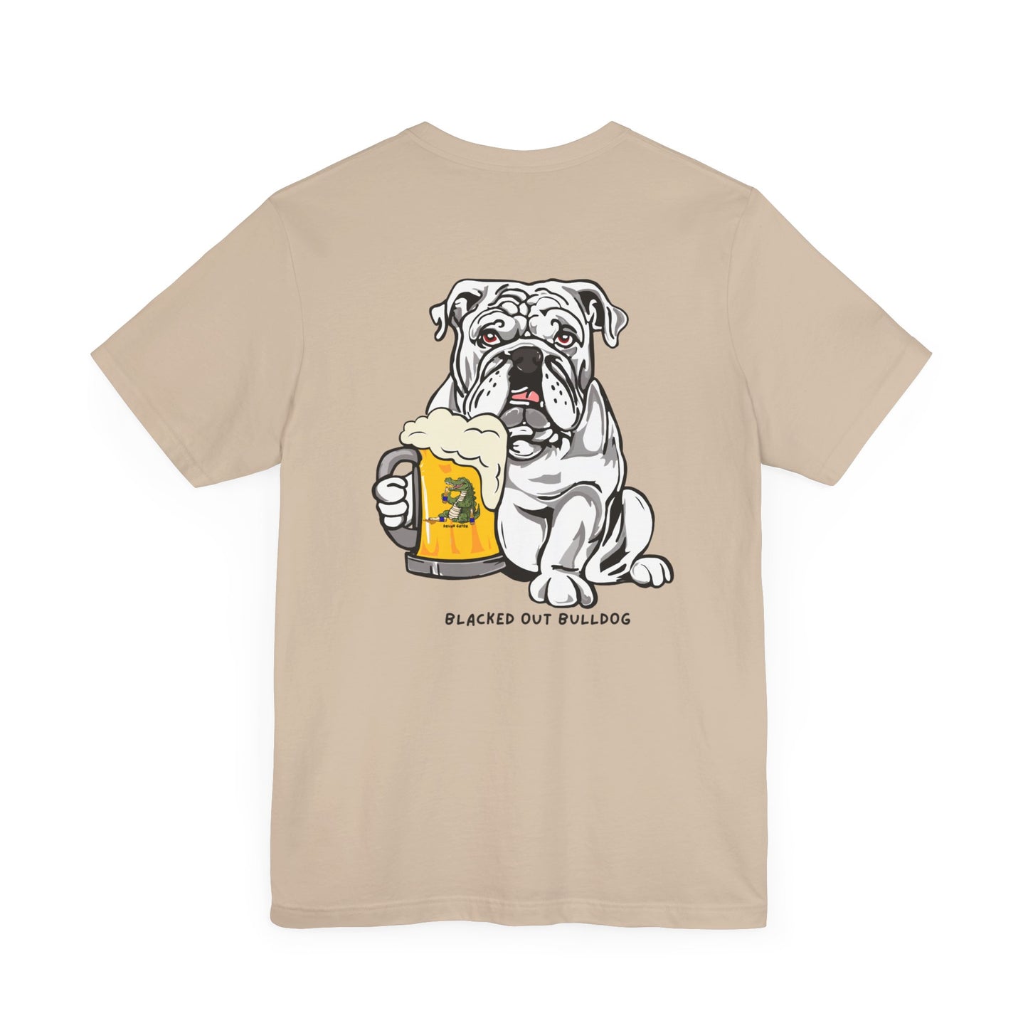 BLACKED OUT BULLDOG t-shirt
