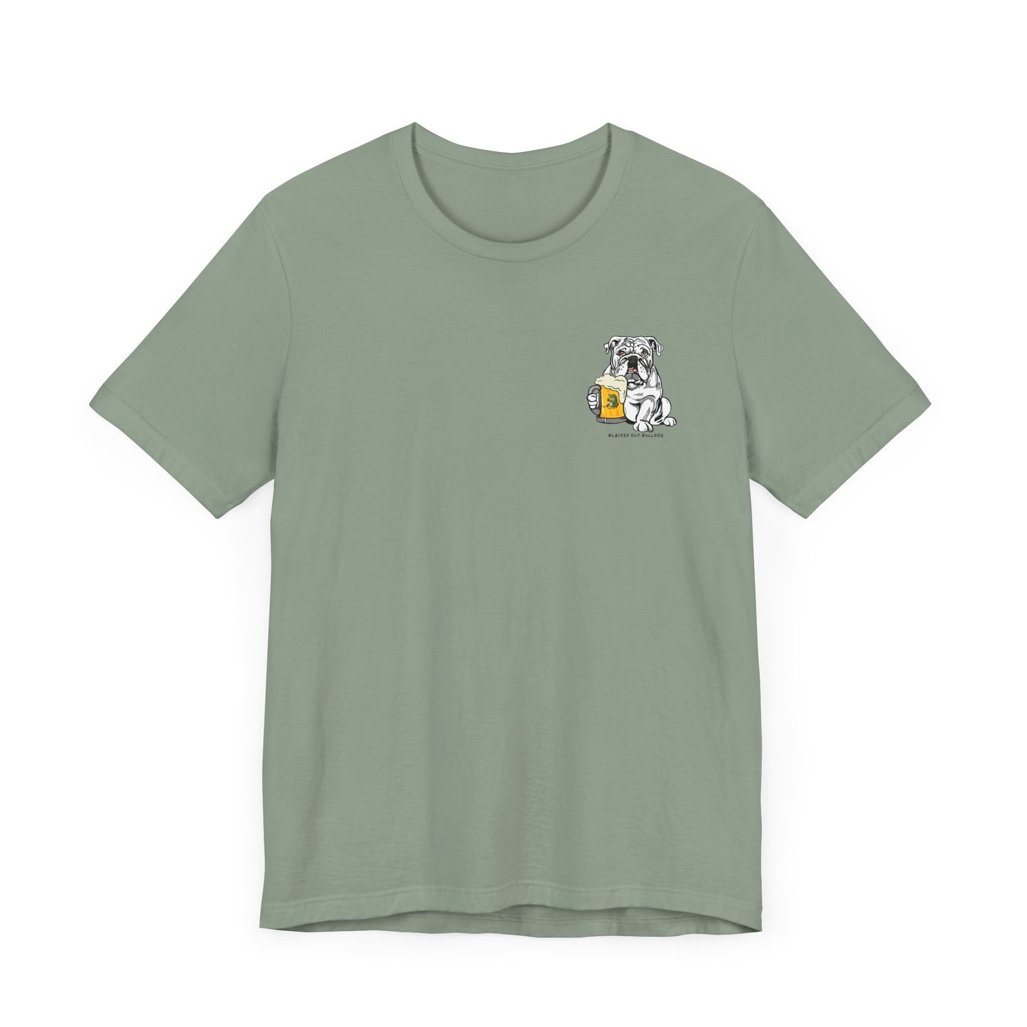 BLACKED OUT BULLDOG t-shirt