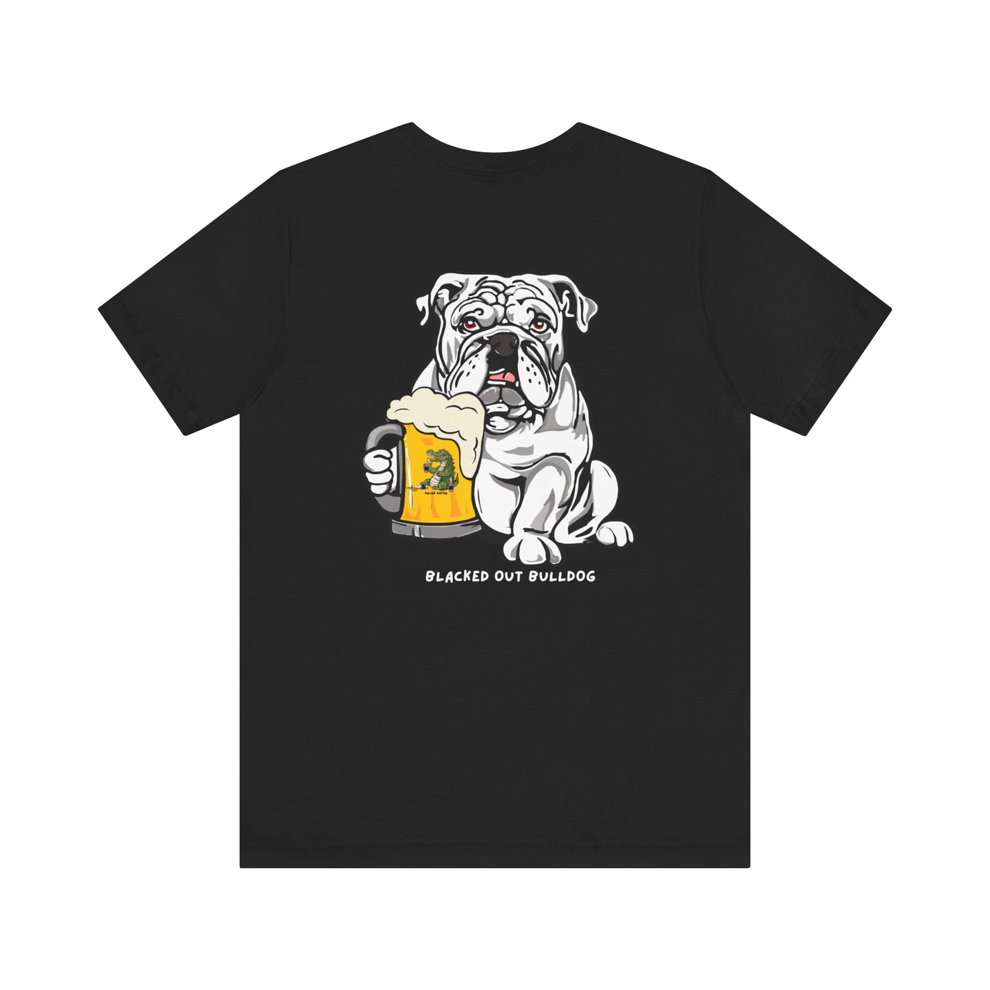BLACKED OUT BULLDOG t-shirt