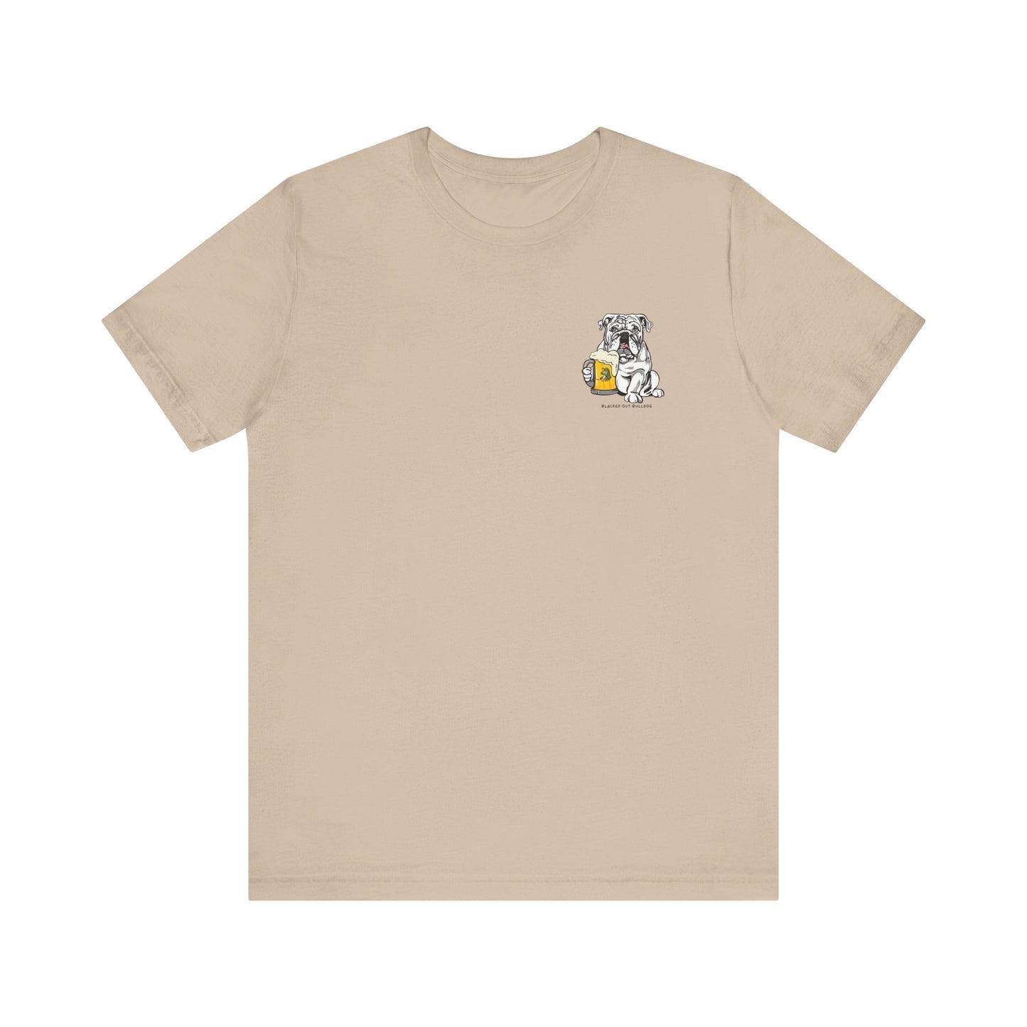 BLACKED OUT BULLDOG t-shirt
