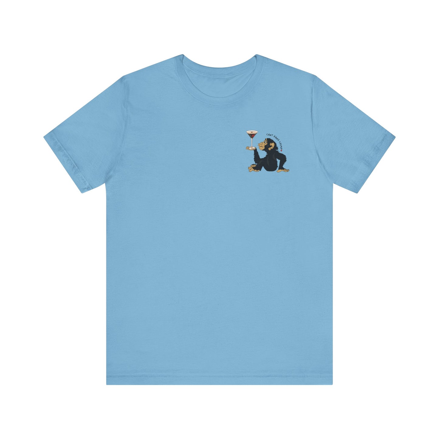 CANT HANG CHIMP kiss t-shirt