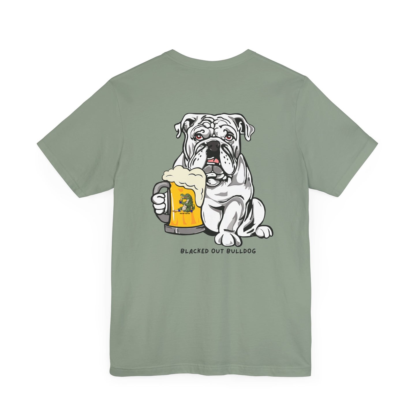 BLACKED OUT BULLDOG t-shirt