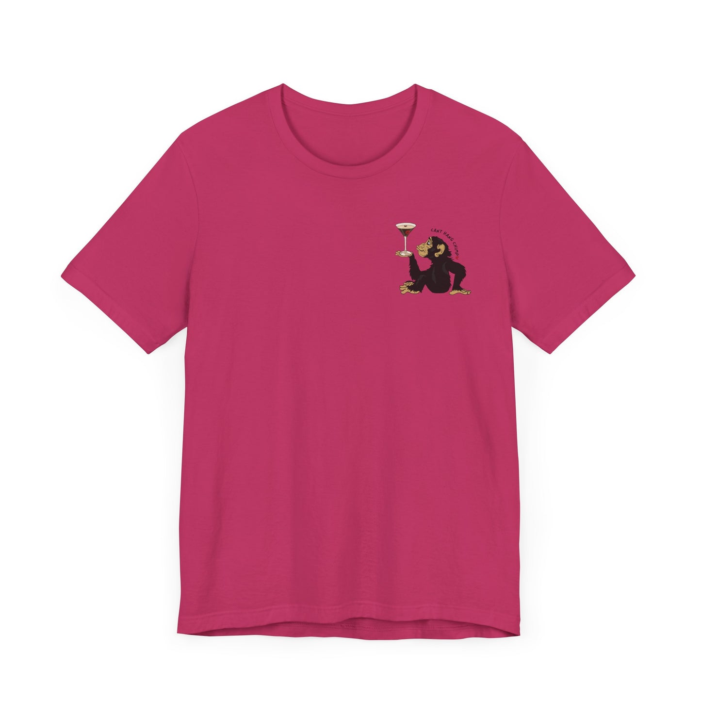 CANT HANG CHIMP kiss t-shirt