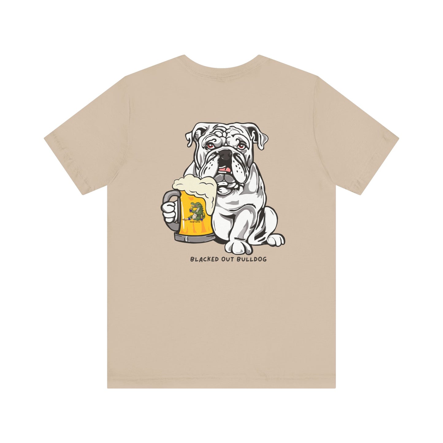 BLACKED OUT BULLDOG t-shirt
