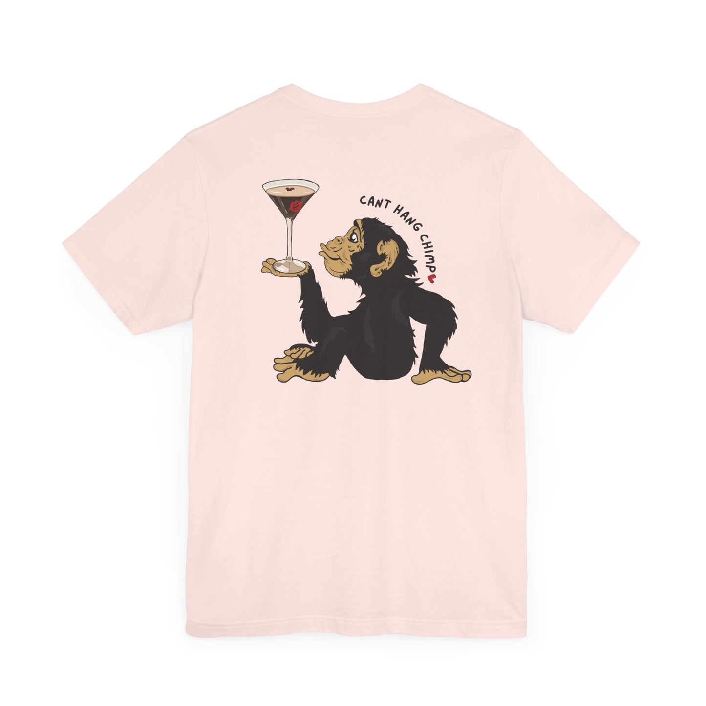 CANT HANG CHIMP kiss t-shirt