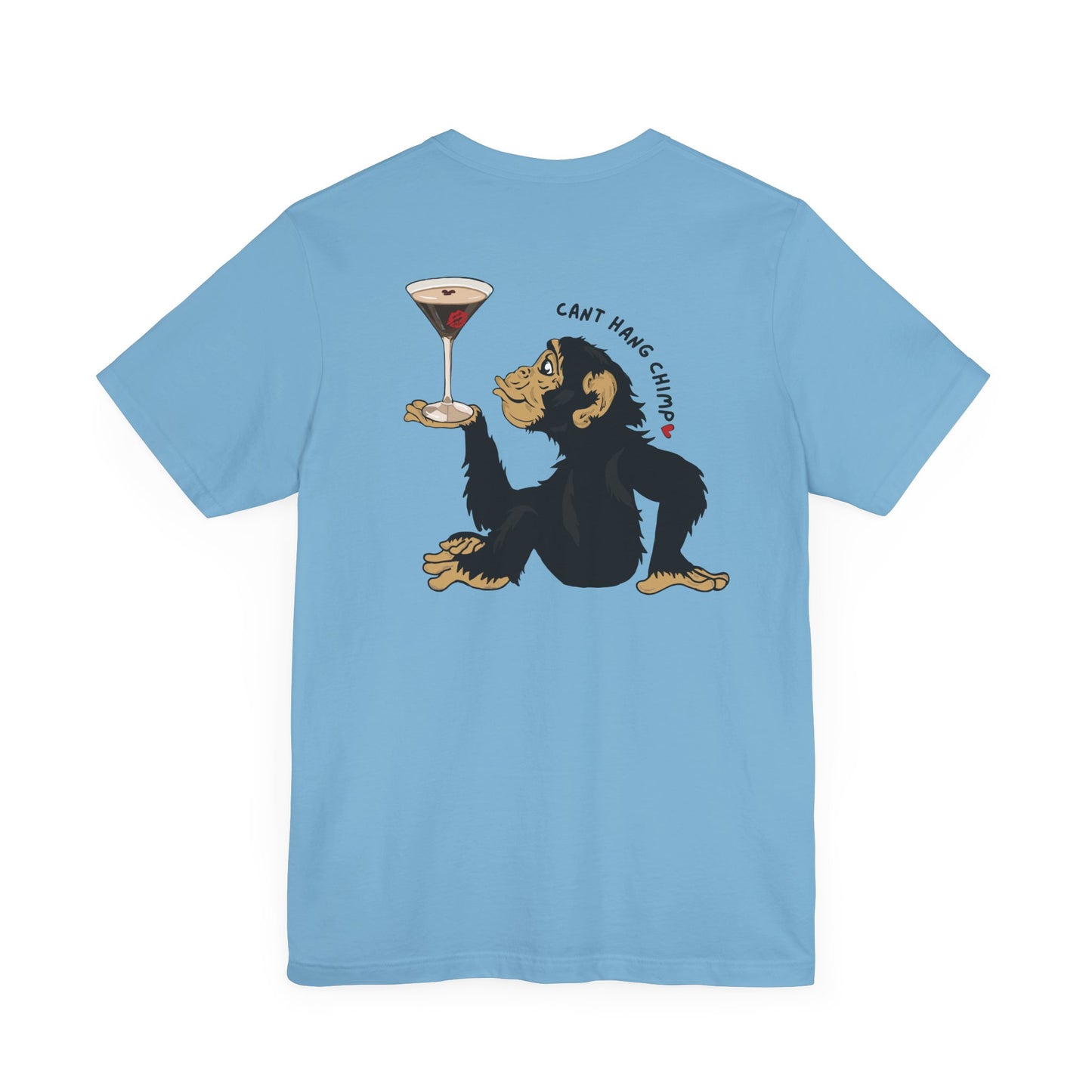 CANT HANG CHIMP kiss t-shirt