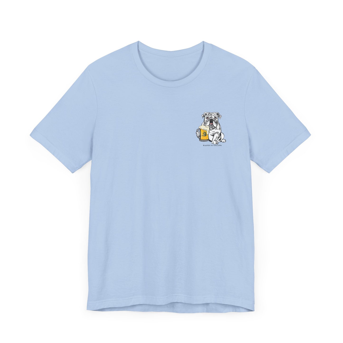 BLACKED OUT BULLDOG t-shirt