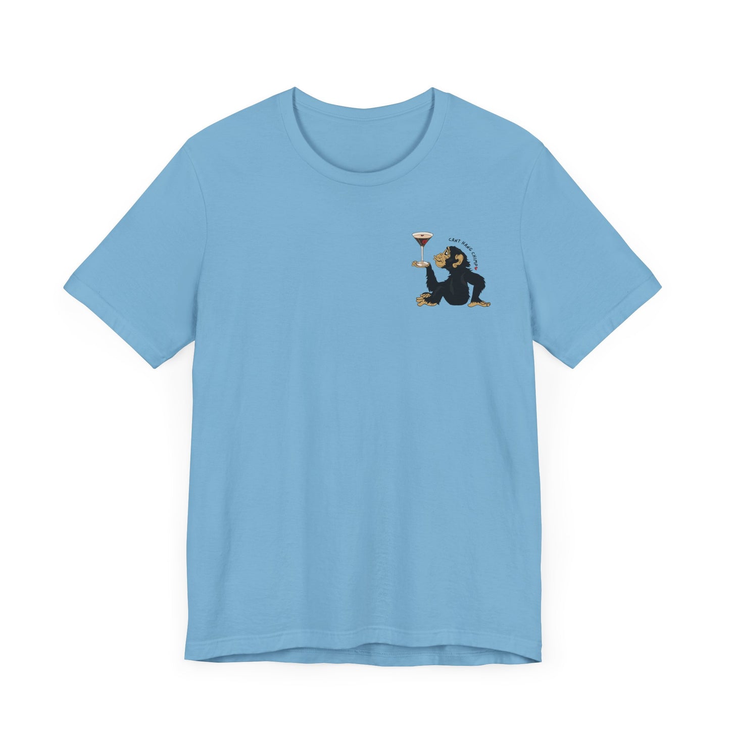 CANT HANG CHIMP kiss t-shirt