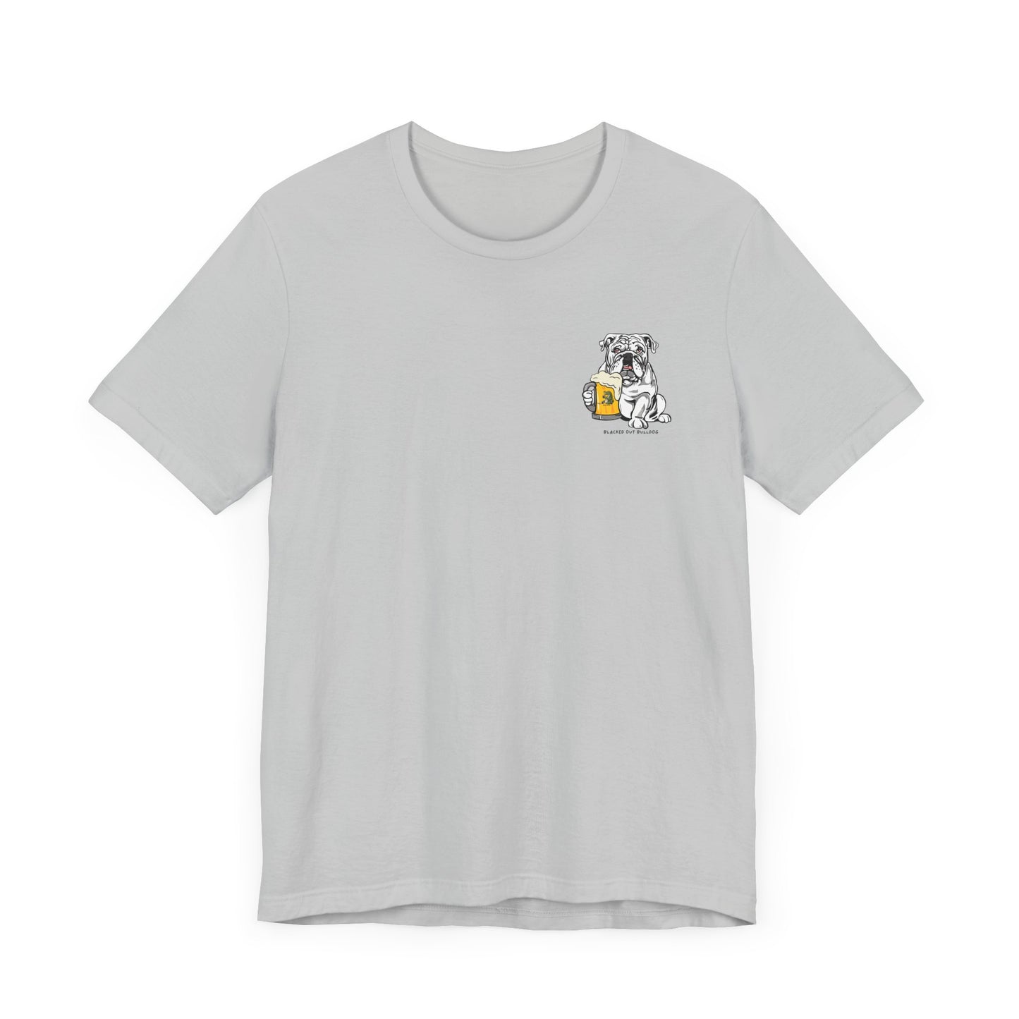 BLACKED OUT BULLDOG t-shirt
