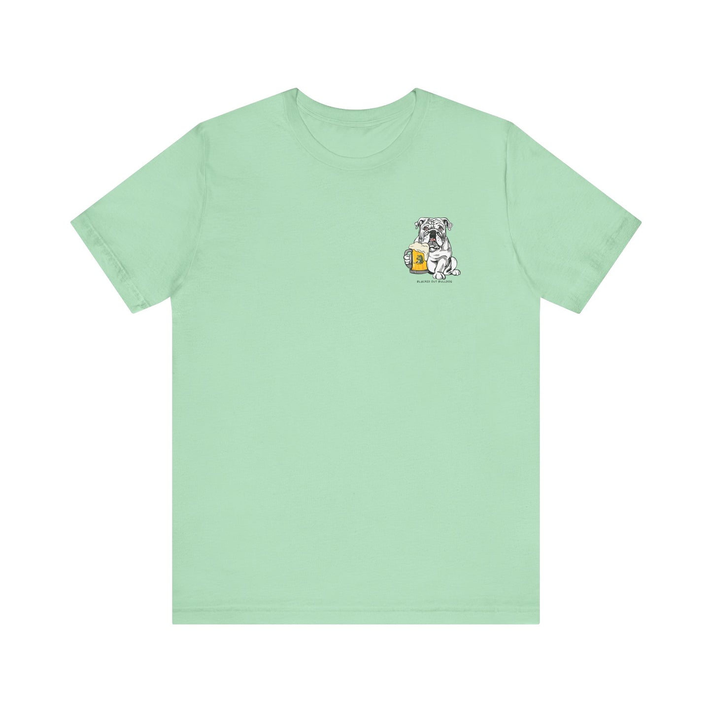 BLACKED OUT BULLDOG t-shirt