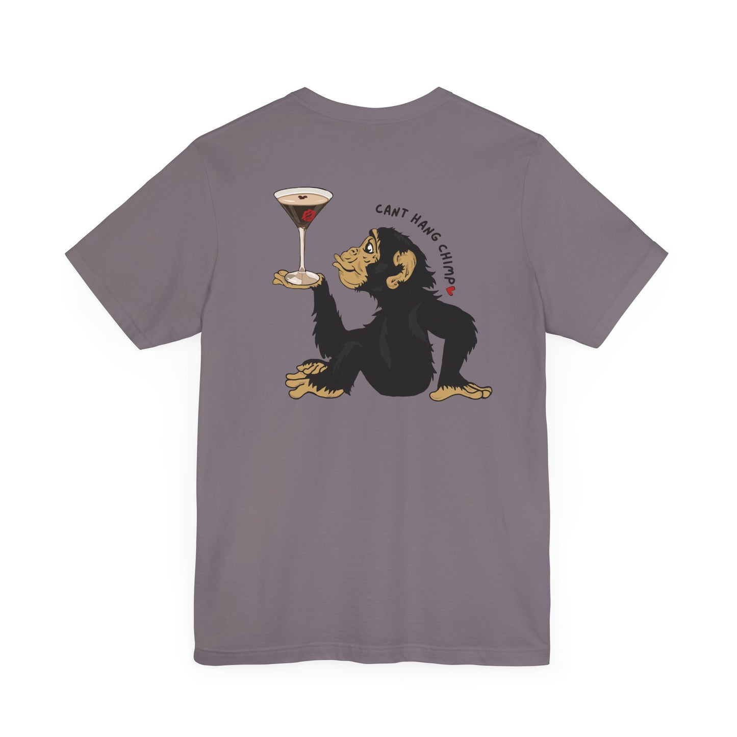 CANT HANG CHIMP kiss t-shirt