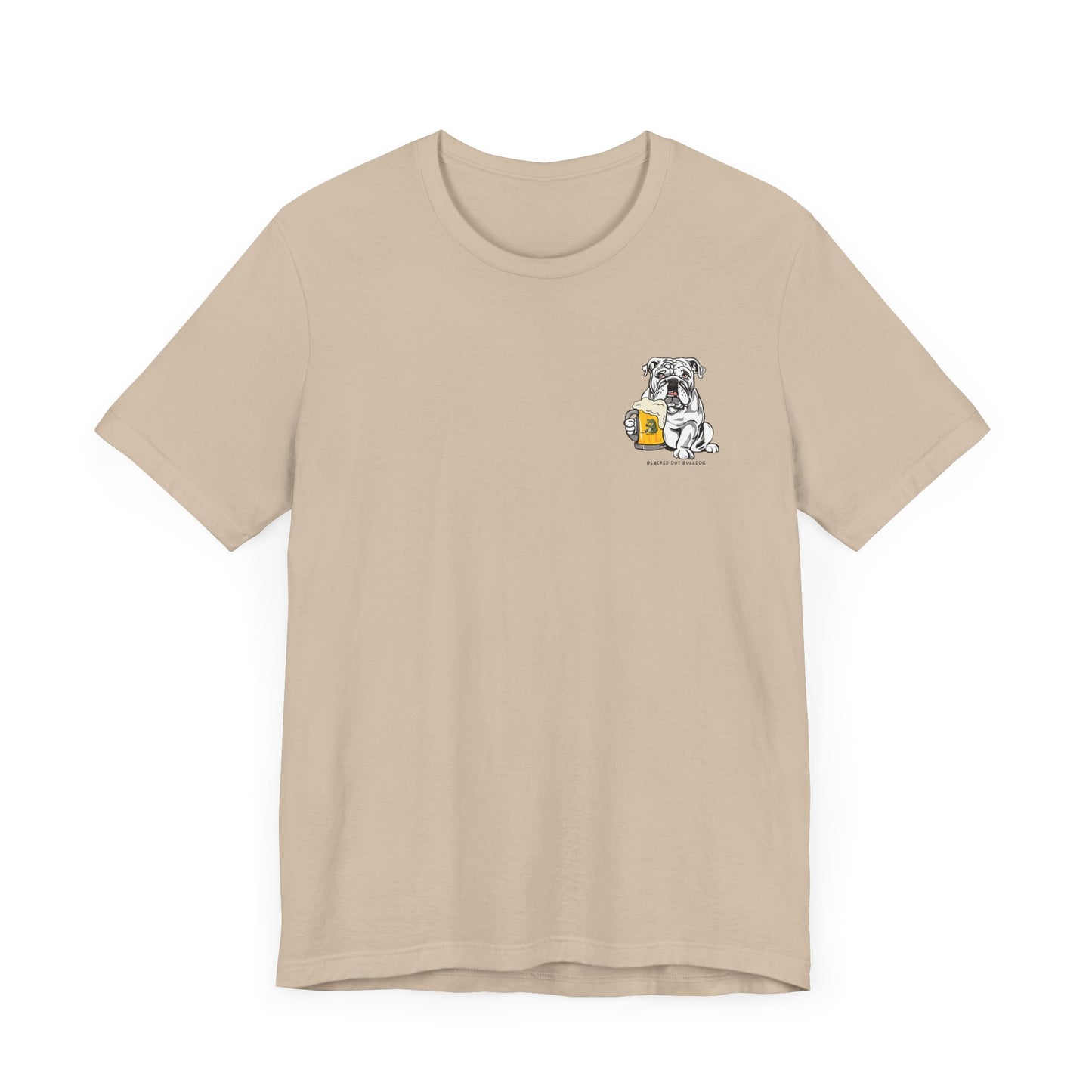 BLACKED OUT BULLDOG t-shirt