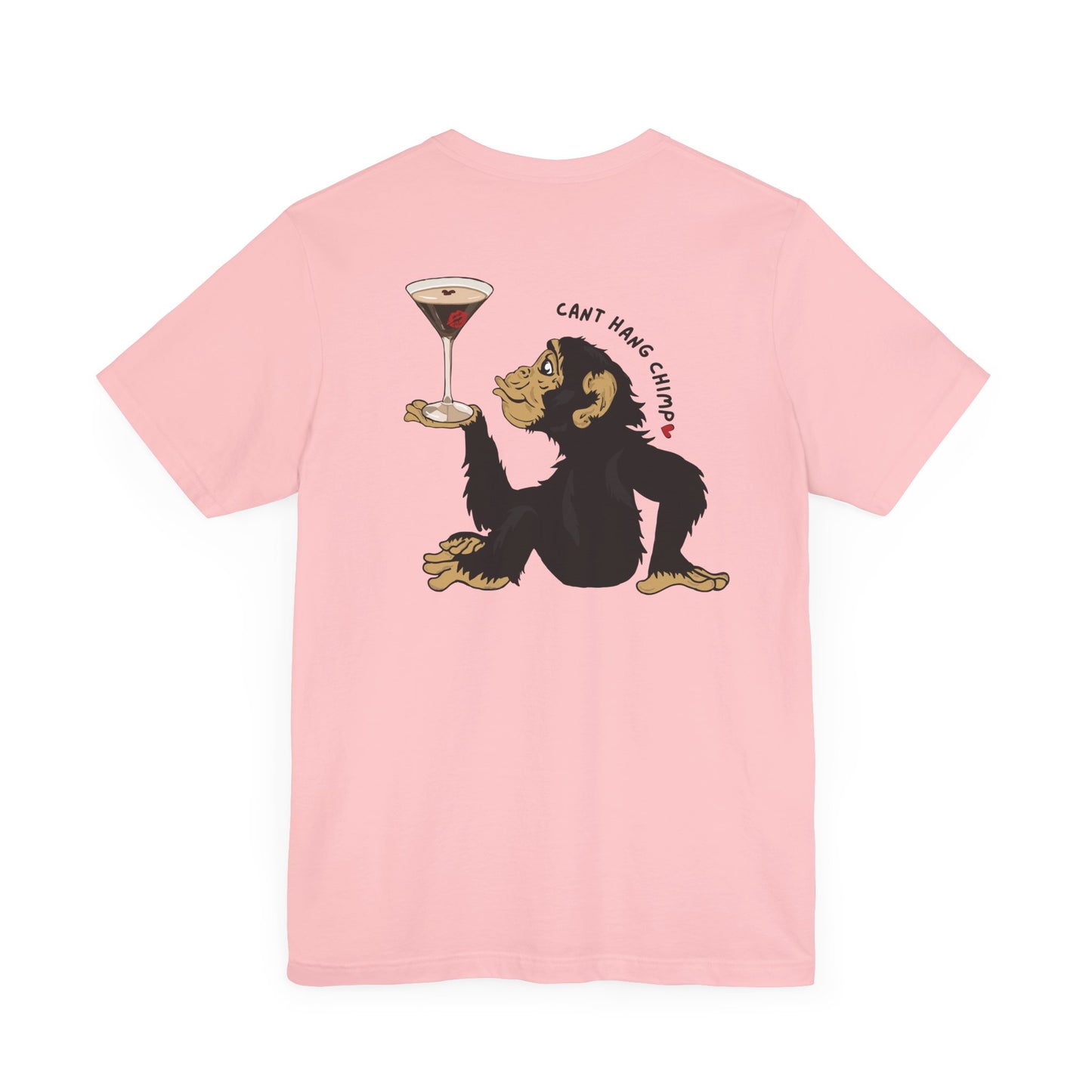 CANT HANG CHIMP kiss t-shirt