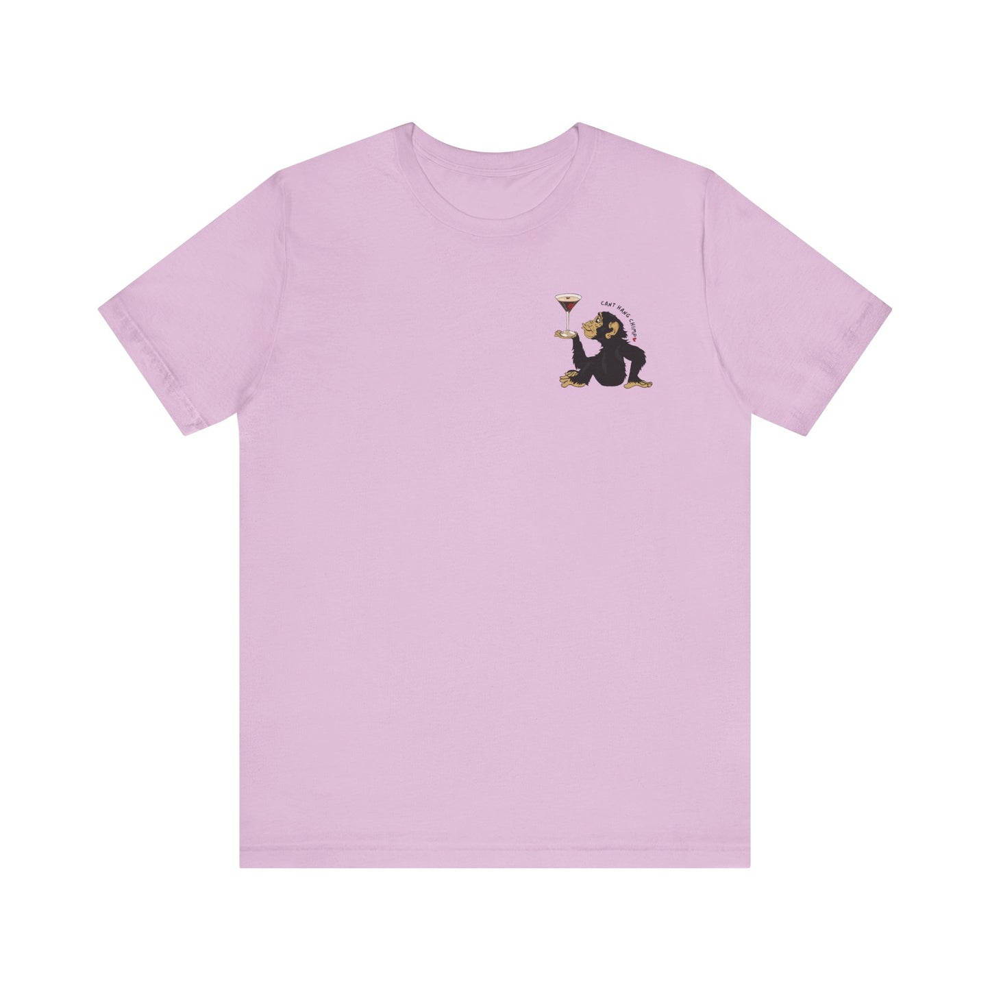 CANT HANG CHIMP kiss t-shirt