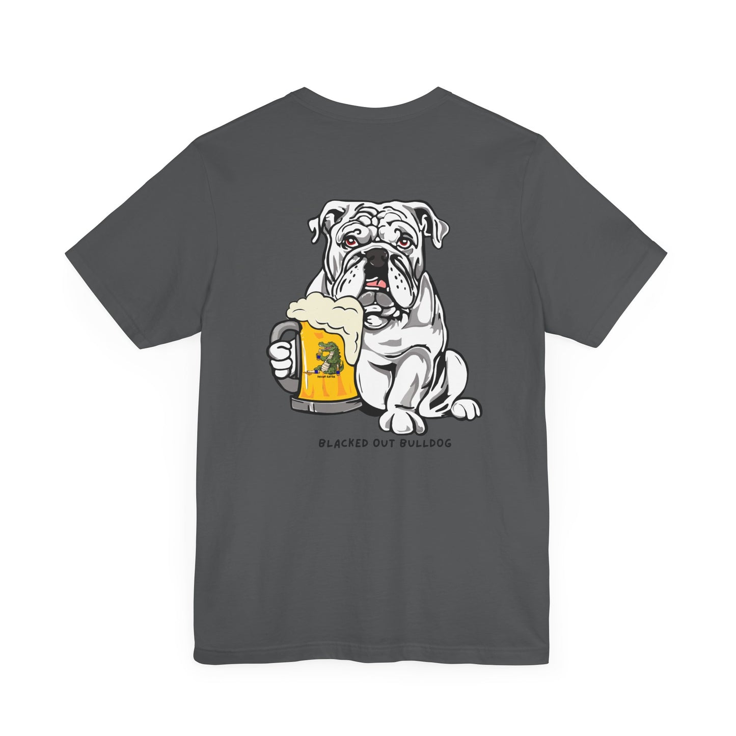 BLACKED OUT BULLDOG t-shirt