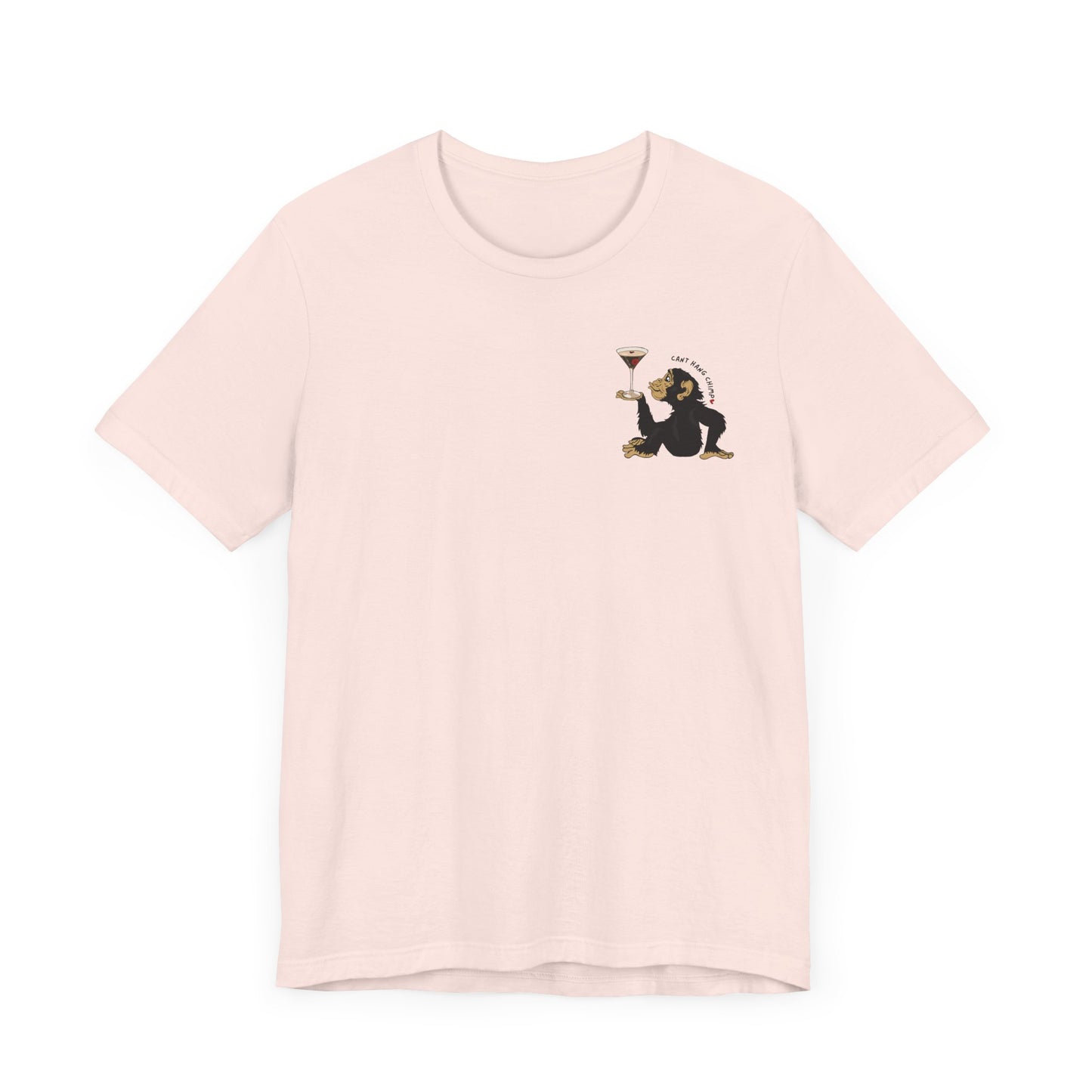 CANT HANG CHIMP kiss t-shirt