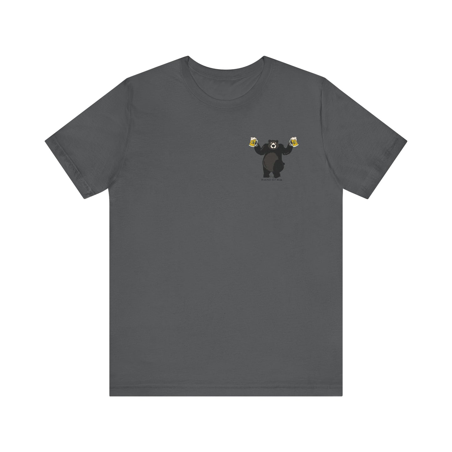 BLACKED OUT BEAR t-shirt