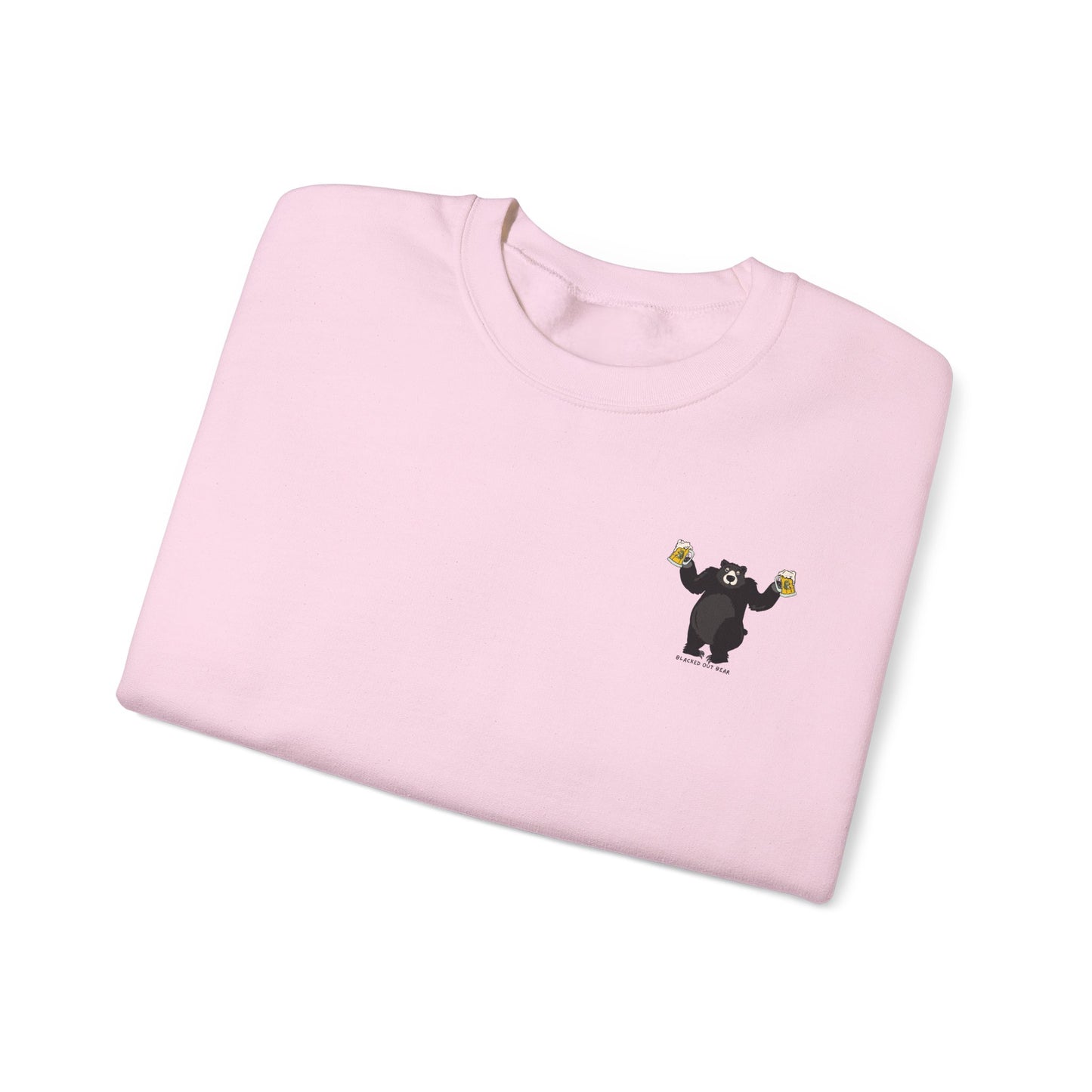 BLACKED OUT BEAR Crewneck