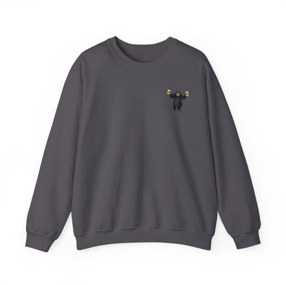 BLACKED OUT BEAR Crewneck