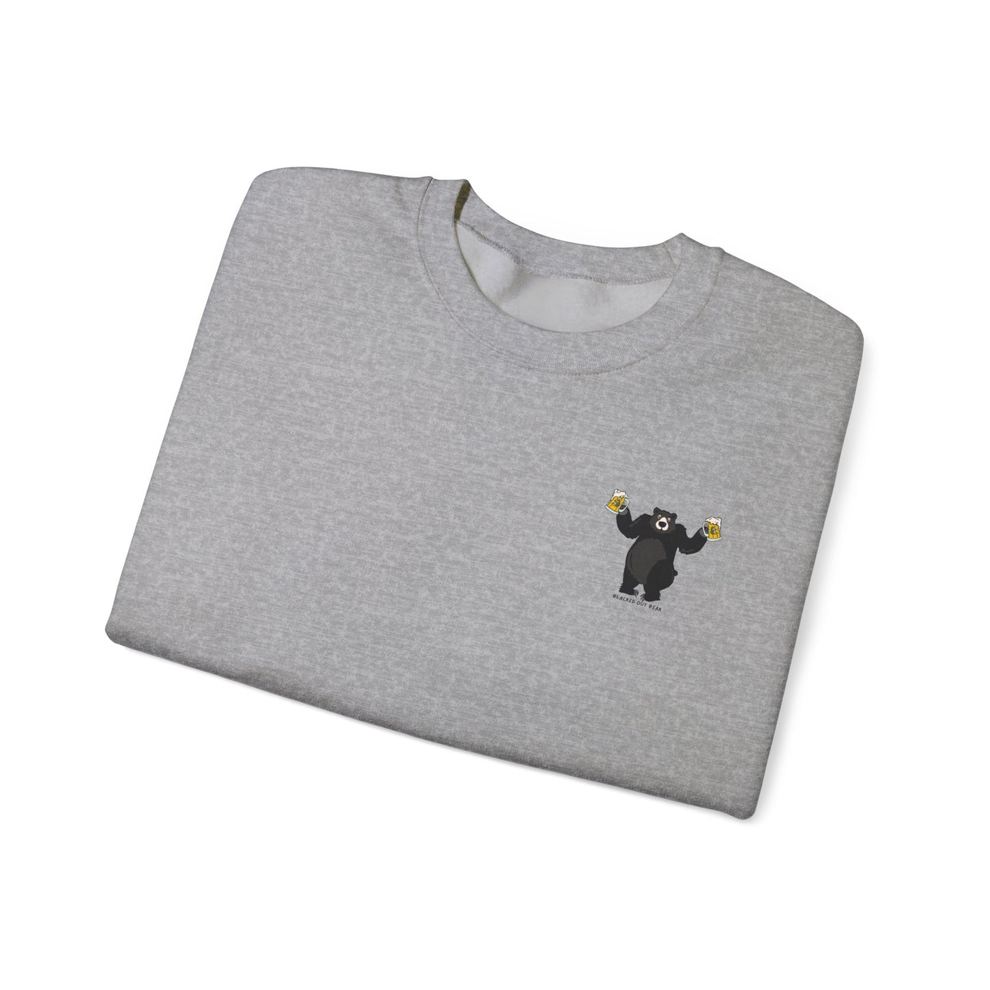 BLACKED OUT BEAR Crewneck