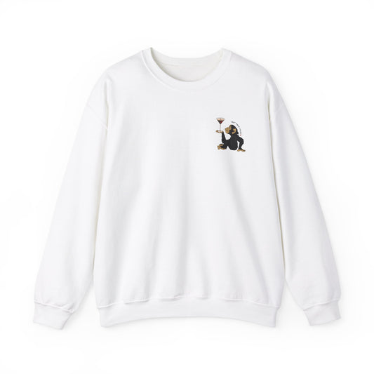 CANT HANG CHIMP Kiss Crewneck